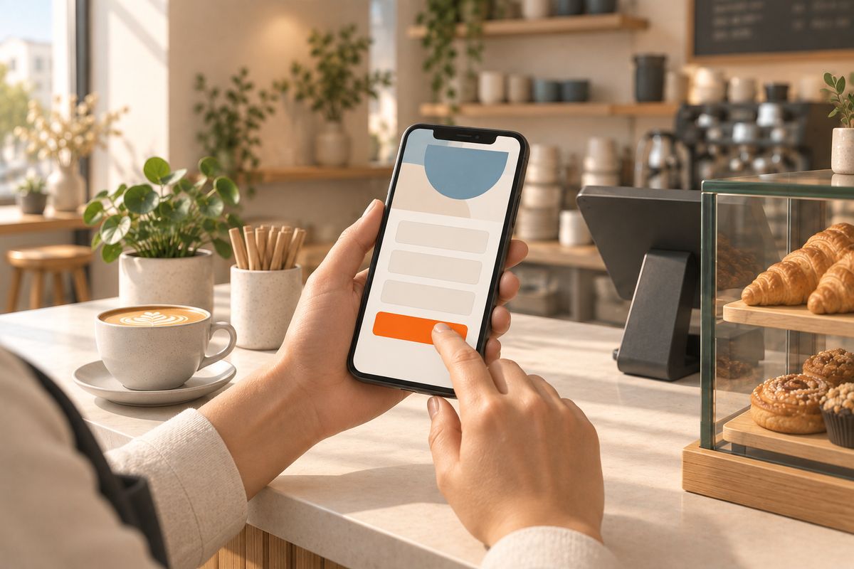 Illustration: Applying to host from a phone